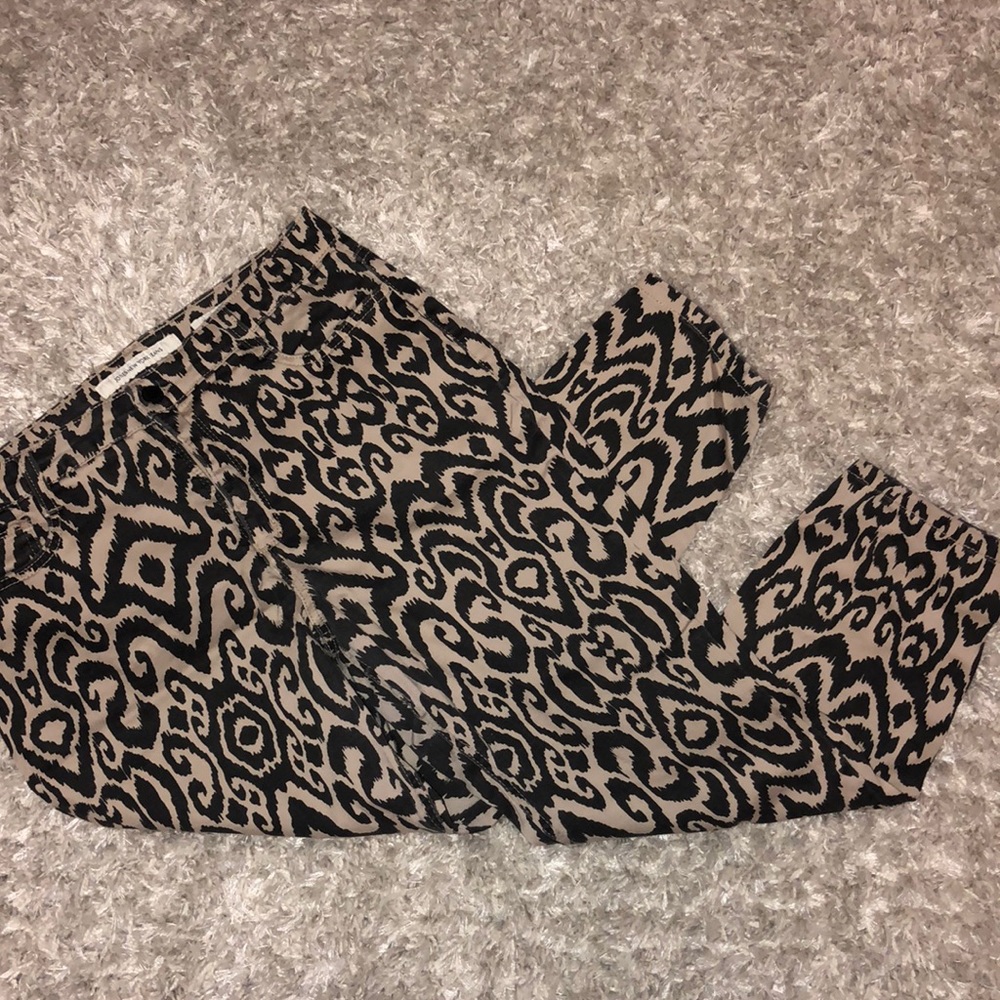 black and tan pants